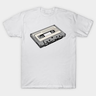 CASSETTE (B/W) T-Shirt